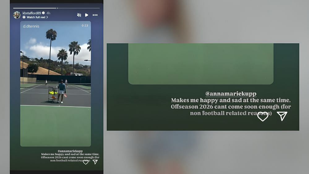 Matthew Stafford’s wife Kelly shares ‘sad’ message for Cooper Kupp’s wife Anna (Image Credit: Kelly/IG)